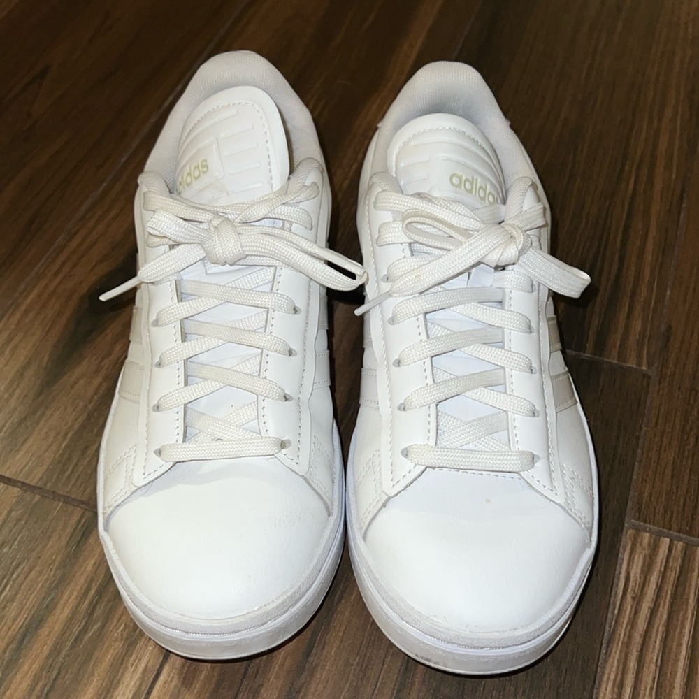 White Adidas - Like New